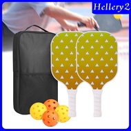 [Hellery2] Pickleball Racket Set Accessories Pickleball Balls Racket for Yard Lawn Gift