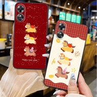 Oppo A18 / A38 4G / A58 / A58 4G / A78 4G / A78 case in Horse CNY Lucky fortune, camera protection