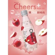 免運泰山 Cheers+ 果醋氣泡飲(380ml*24入/箱)