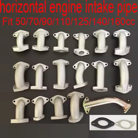 motorcycle 50cc 70cc 90cc 110cc 125cc 150cc 160cc horizontal engine intake pipe manifold sunl falcon