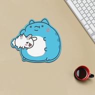 Table Mat Cat Cat Bugcat Capoo Bugcat Capoo Special-Shaped Mouse Pad Computer Portable Cute Cartoon 
