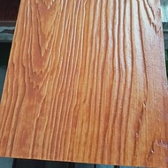 papan grc motif kayu pagar murah