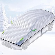 Half Car Cover for MG 4 Standard EV Hatchback 2023-2025, Snow, Frost and Sun Protector Easy to Insta