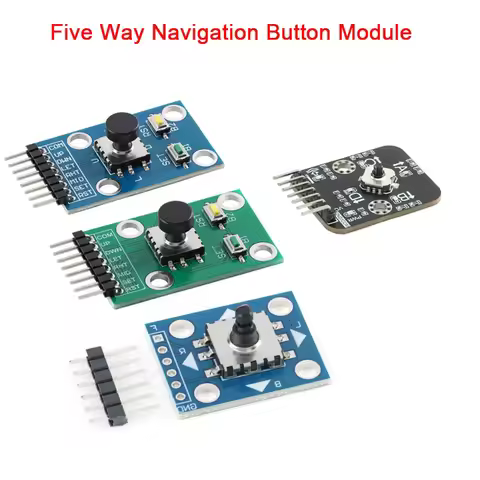 10Pcs/1pc Five Way Navigation Button Module 5D Joystick Microcontroller Independent Keyboard Switch 