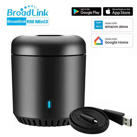 Broadlink RM Mini 3/Bestcon RM4C Mini WiFi 4G IR Remote Controller Via APP Control Smart Home Works 