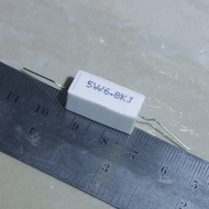 5w6.8kj 5W 6.8K ohm 6K8 6,8K R Chalk Resistor 5watt 6,8Kilo J 6K8R 6,8KJ 6.8KJ 5 w watt - 10 pcs