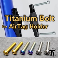 Titanium Bolt for AirTag Bottle Cage Holder for Bicycle| Apple Air Tag Tracker Holder Screw | Titanium Screw Grade 5