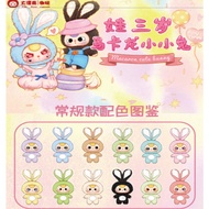 BABY THREE-MAROON CUTE BUNNY || BLIND BOX || KEYCHAIN BLIND BOX