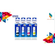 ORIGINAL EPSON T003 REFIL INK BLACK C,M,Y FOR PRINTER L3110 L3150
