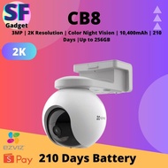 EZVIZ CB2 Recharge Battery Security CCTV IP Camera 3MP | 2K Resolution | Color Night Vision | 10,400