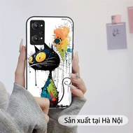 Classic Graffiti Realme C21Y,Realme C25,Realme C25 S,Realme C35 Tempered Glass Case Premium Glass Ca