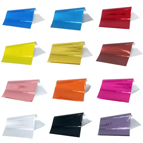 10pcs Hot Stamping Foil Paper Crimper Glitter for Wrapping Gifts DIY Quilling Craft Scrapbook Christ