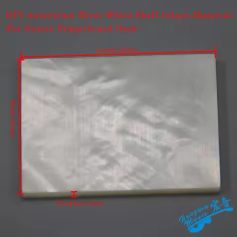 DIY Inlays Material For Guitar Fingerboard Neck Australian River Shell White Shell Block Guitar Part