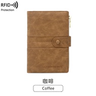 Muji Anti-Theft Swiping Passport Holder Wallet Travel Abroad Portable Large Capacity Storage Bag Wat