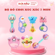 7 Piece Animal Dice Toy Set Plays Fun Music, Stimulates Baby's Movement and Senses, Safe for Babies