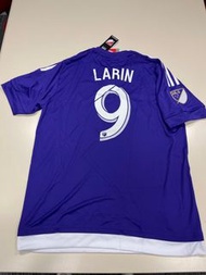 ($120包運）美職 （MLS) 2015/16 奥蘭多城 （Orlando City)主場球衣 連9號加拿大國腳 （Larin)