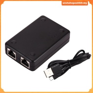 [WishshopeehhhMY] Mini 2 in 1 Out Lan Hub Network Switcher Box - Ethernet Internet Adapter Hub