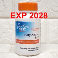 Doctor's Best Fully Active B12 1500 mcg 60 Veggie Caps