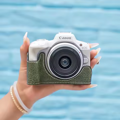 Camera protective case suitable for Canon R50/R100 protective cover R10 camera bag R8/RP leather cas