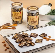 Bánh Brownie Crackers Hạnh Nhân Thương Hiệu Gạch Đỏ 250Gr Healthy  Dinh Dưỡng