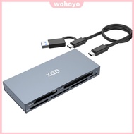 [New] 6 in 1 Memory Card Adapter 10Gbps XQD/SD/TF/MS/XD/CF Reader for Sony G/M Series