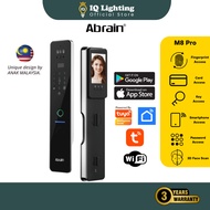 🔥NEW🔥 Abrain M8 Pro Facepass Stainless Steel Smart Digital Lock Password Fingerprint KeyCard Smart A
