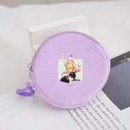 Japanese Man Chainsaw Man Merchandise Plush Wallet Candy Color Student Girl Heart Coin Purse 11.6