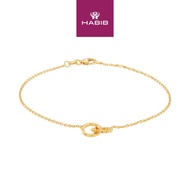 HABIB 750/18K Yellow Gold Bracelet 260-BR LG05