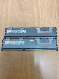 伺服器專用記憶體  海力士Hynix DDR3 4GB 2Rx4 PC3-10600R散熱片記憶體