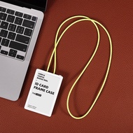 Retractable Work Card Holder Easy Pull Buckle ID Card Holder Japanese Work Card Holder Employee Card