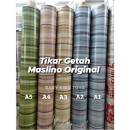 ✧TIKAR GETAH MASLINO ORIGINAL TIKAR GETAH KETEBALAN 0.5MM LEBAR 6 kaki TAHAN LASAK VINYL BRANDED IN 