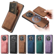 For Honor X9c 5G Case Luxury Leather Magnetic Wallet Cover for Honer X9c X8c X9D X7D X70 Pro Max X6B