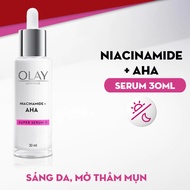 Super Serum OLAY LUMINOUS NIACINAMIDE AHA Dưỡng Sáng Da Mờ Thâm Mụn 30ML