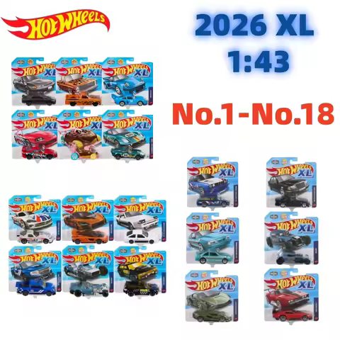 2026 Hot Wheels XL No.1 - No.18 Mix 1 1:43 Diecast Metal Drift Car El Segundo Donut Drifter Porsche9