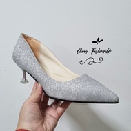 รองเท้าไซส์ใหญ่ 42-50 ส้นสูงหัวแหลมไซส์ใหญ่ กลิตเตอร์ KR1138