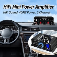 Mini Power Amplifier Support AK270 12V Car Audio Amplifier HiFi Audio 2 Channel 400W Amplifier