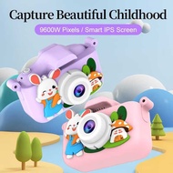 New Rabbit Mini Children Cartoon Camera Big Head Sticker Filter HD Dual Camera Digital SLR Camera ch