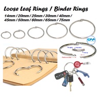 10 Pcs Card Rings | Book Rings | Binder Rings | Loose Leaf Rings | Keychain
