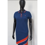 COLLEZIONE C2 24ED1K001 NAVY Pique Women Polo Dress CUSTOM Fit Key logo Filipino Made
