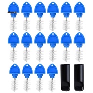 Beer Tap Plug Brush 18 Pack for Draft Beer Faucet Cap Plugs Cleaning Tap Rubber Stopper Plug Cover B