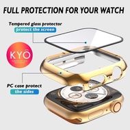 ⚡Ultimate Protection for Your Apple Watch!⚡【KYO】Glossy Glass + Case for Series 9/8/7/6/SE/5/4/3/2 - 