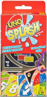 [Sold][特價] Mattel - DHW42 Party Game：UNO Splash Card Game 防水遊戲卡