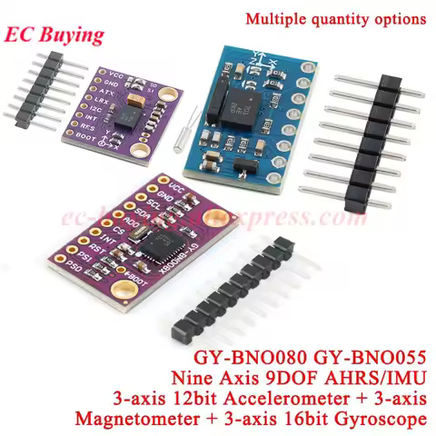 10Pcs/1pc GY BNO080 BNO055 AR VR IMU Nine Axis 9DOF AHRS Sensor Module 9-axis High Accelerometer Gyr