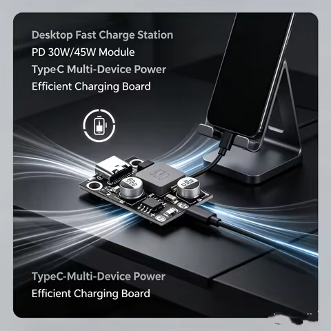 Pd30w Pd45w Full Protocol Mobile Phone Fast Charging Module Pd/qc3.0 Fast Charging Board For Android
