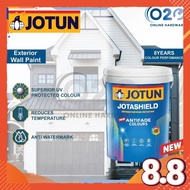Jotun Jotashield Antifade New Exterior Wall Paint Cat Rumah Dinding Luar Pagar White Colour Putih Water Based (1L)