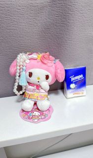 Sanrio樂園限定 HelloKitty樂園限定 My Melody旗袍公仔掛件