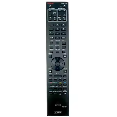 New Remote Control RC-2930 For Pioneer Blu-Ray DVD BD Player RC-2427 BDP-05FD, BDP-150-K, BDP-23FD, 