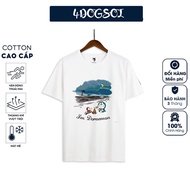 Doremon Printed T-shirt for Men and Women, Medium Form, Soft and Cool High Quality Cotton Silk 4DOGS