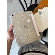 Pink Star Wings ipad MINI7 Protective Case pro37 cm 10/9/8 Generation air6 Flat Case A16 Protective 