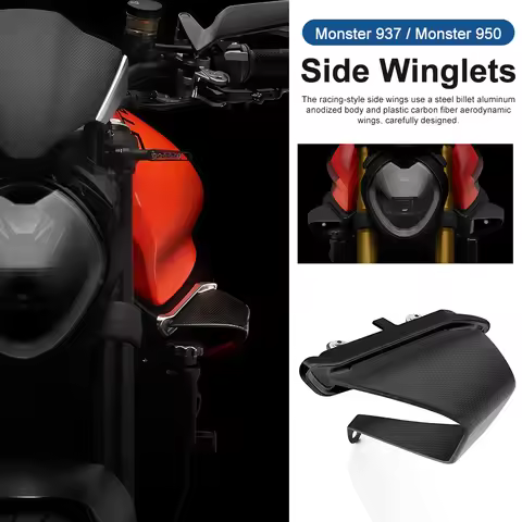 Ducati MONSTER 950 Kit Kit For Ducati Monster 950 MONSTER 937 SP Plus Fairing Winglets Fin Trim Cove